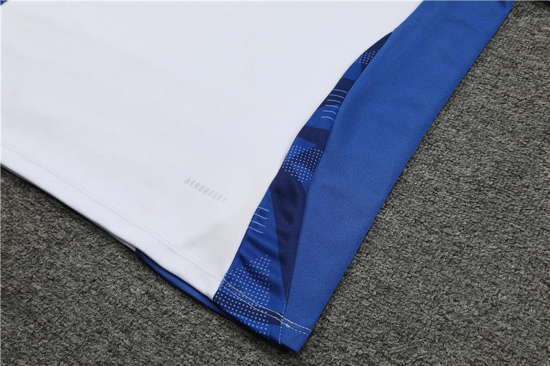 Conjunto Treino Itália 24/25 - Branco e azul
