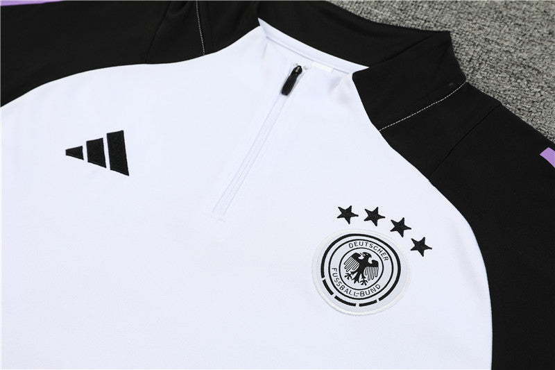 Conjunto Treino Alemanha 24/25 - Branco e preto