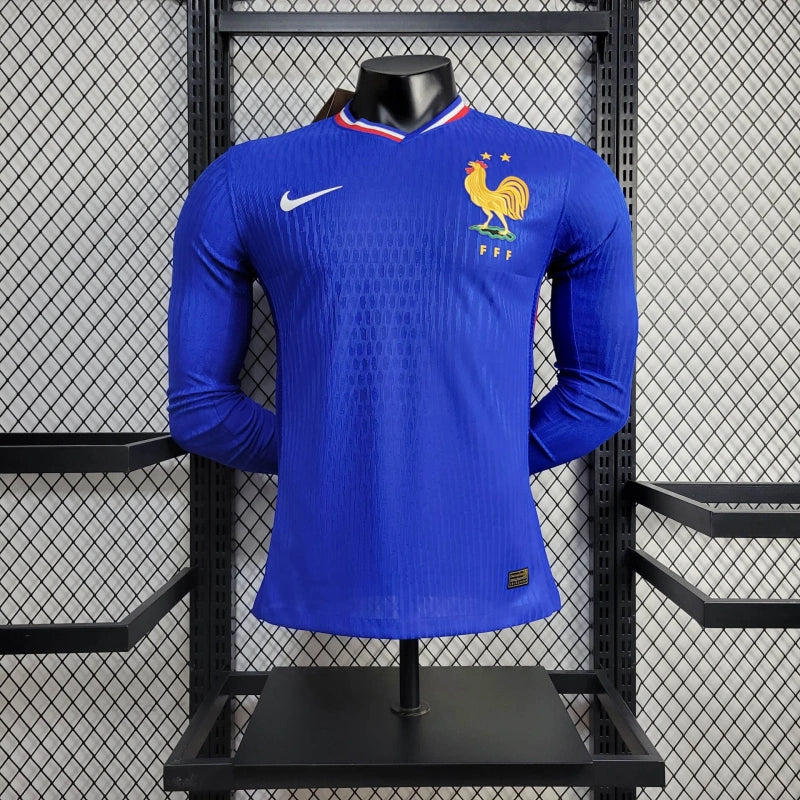 Camisa França Titular 24/25 Manga longa - Versão Jogador