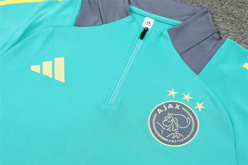 Conjunto Treino Ajax 24/25 - Azul claro e cinza