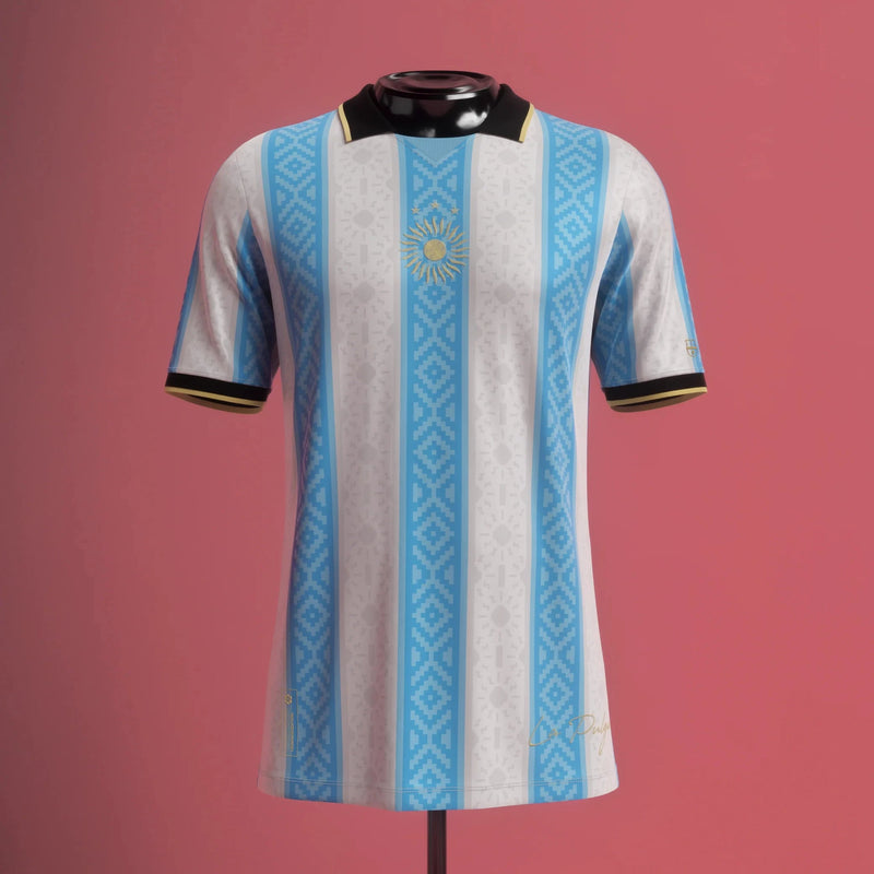 Camisa Argentina "La Pulga" II - Torcedor Masculina - Lançamento