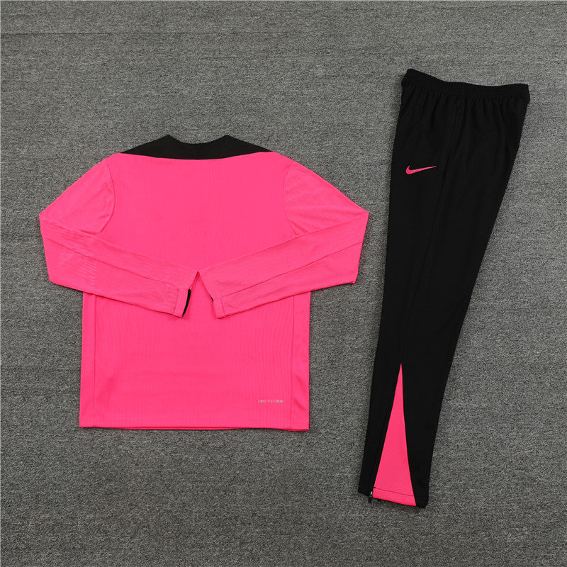 Conjunto Treino Chelsea 24/25 - Versão Jogador - Rosa e preto