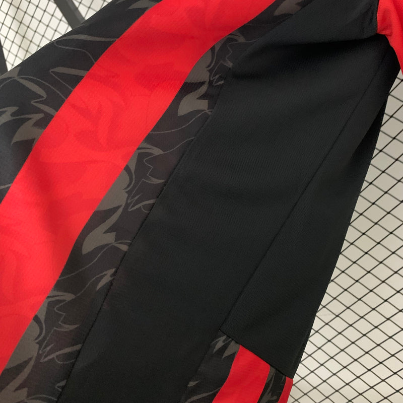 Camisa Milan Titular 25/26 - Torcedor - Lançamento