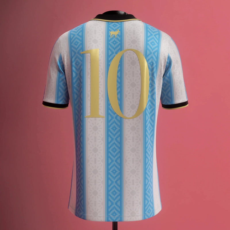 Camisa Argentina "La Pulga" II - Torcedor Masculina - Lançamento