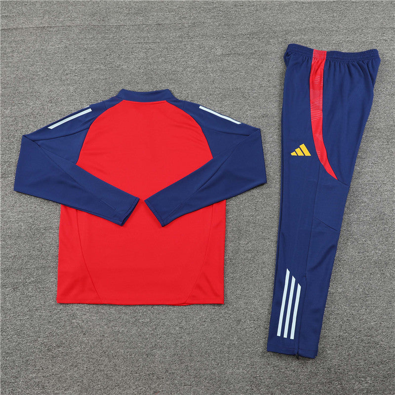 Conjunto Treino Espanha 24/25 - Vermelho e azul