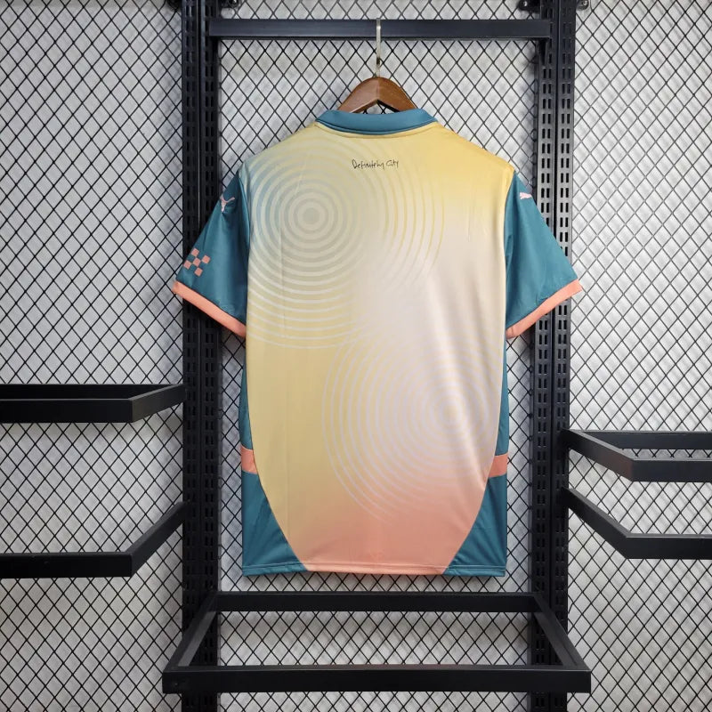 Camisa Manchester City "Definitely City" 24/25 - Torcedor Masculina - Lançamento
