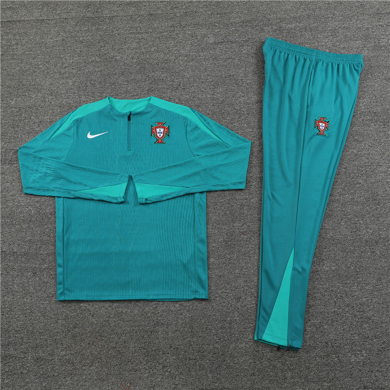 Conjunto Treino Portugal 24/25 - Versão Jogador - Azul claro