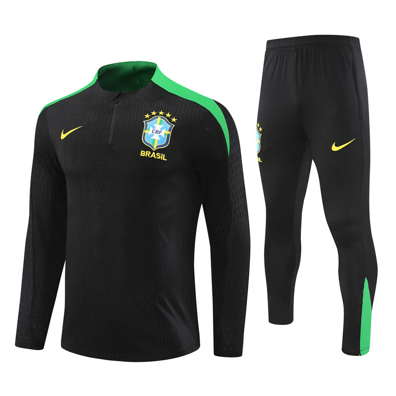 Conjunto Treino Brasil 24/25 - Versão Jogador - Preto