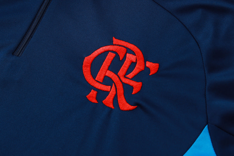 Conjunto Treino Flamengo 25/26 - Azul Marinho