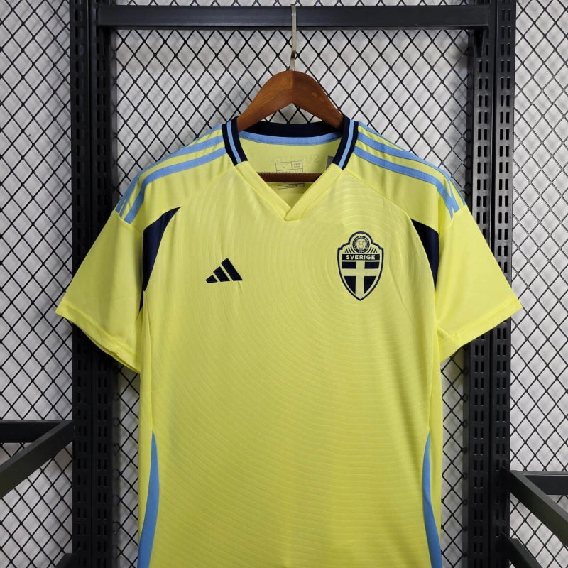 Camisa Suécia Titular 24/25 - Versão Torcedor - Lançamento