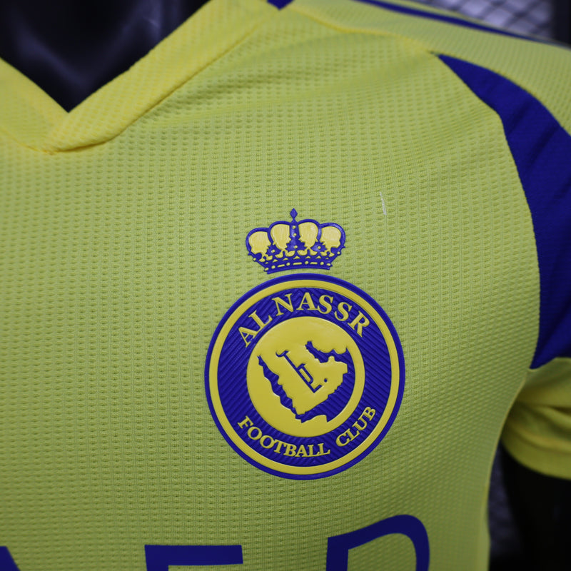Camisa Al Nassr Titular 24/25 - Versão Jogador - Lançamento
