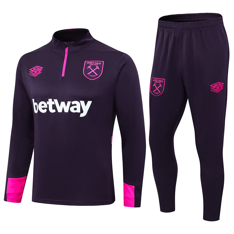 Conjunto Treino West Ham 25/26 - Roxo