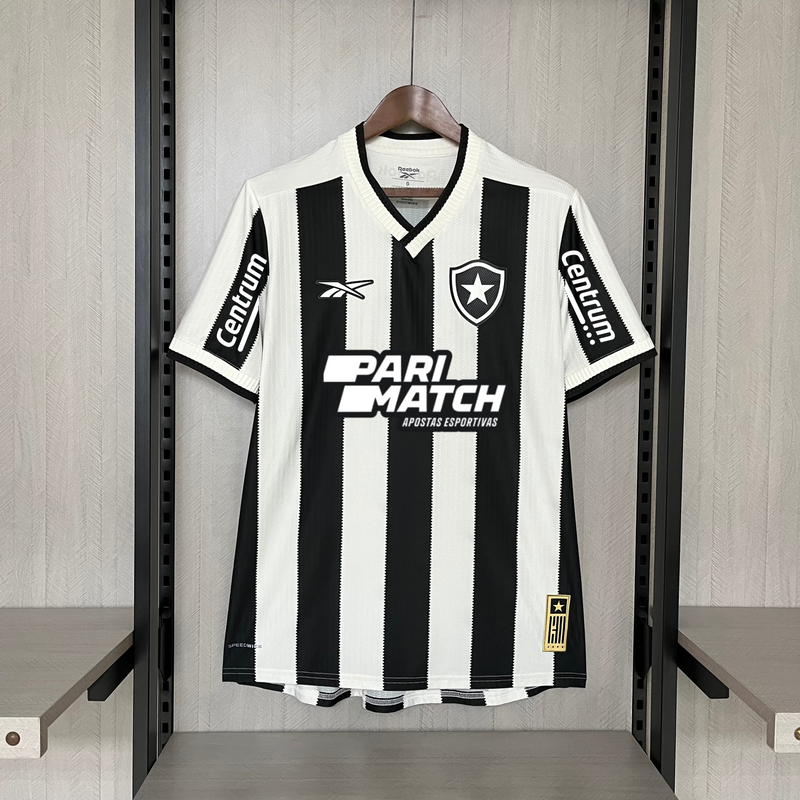 Camisa Botafogo Titular 24/25 com Patrocínios - Torcedor Masculina