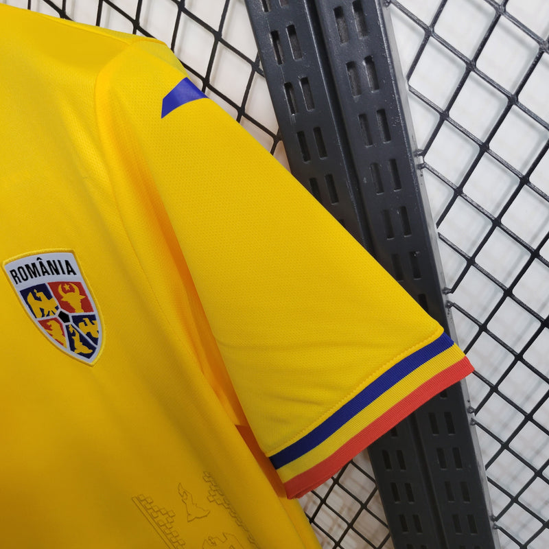 Camisa Romenia Titular 23/24 - Versão Torcedor