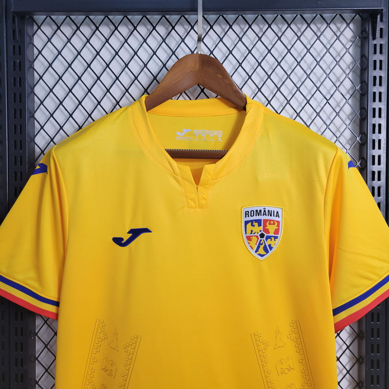 Camisa Romenia Titular 23/24 - Versão Torcedor