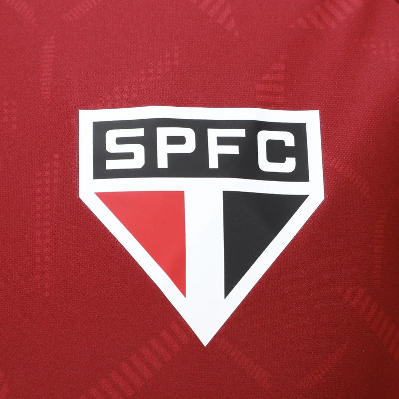 Camisa São Paulo Treino Vermelha 25/26 - Versão Torcedor - Lançamento