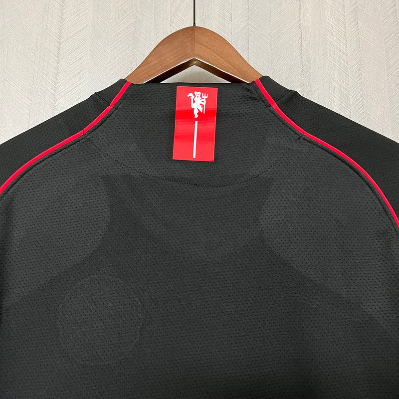 Camisa Manchester United Reserva Preta 07/08 - Versão Retro