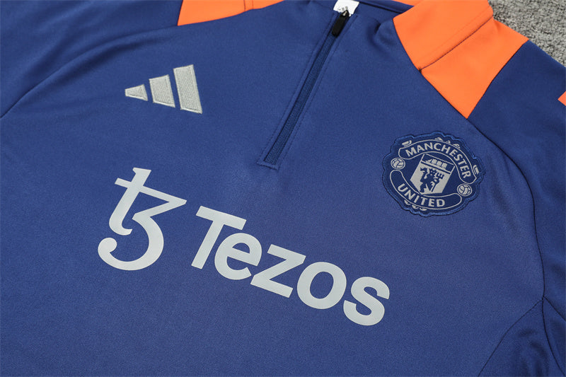 Conjunto Treino Manchester United 24/25 - Azul