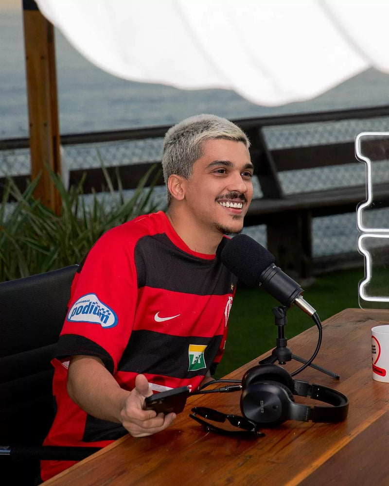 Camisa Flamengo Titular 2006/07 - Versão Retro - Chico Moedas