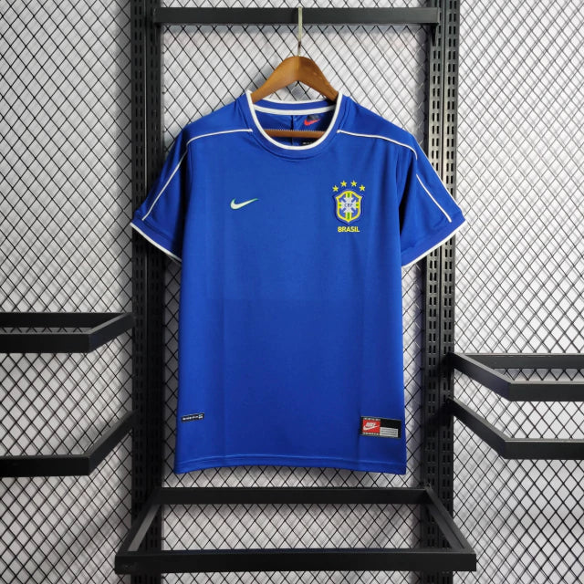 Camisa Brasil Reserva 1998 - Versão retro