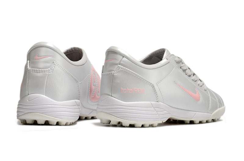 Chuteira Society Nike Total90 III - Cinza/Rosa