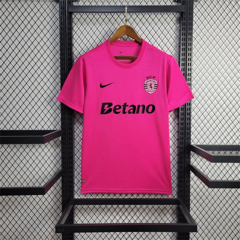 Camisa Sporting Outubro Rosa 24/25 - Versão Torcedor - Lançamento