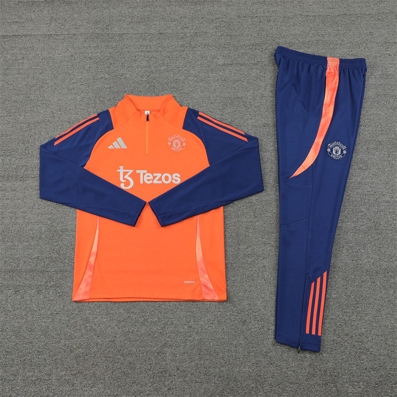 Conjunto Treino Manchester United 24/25 - Laranja