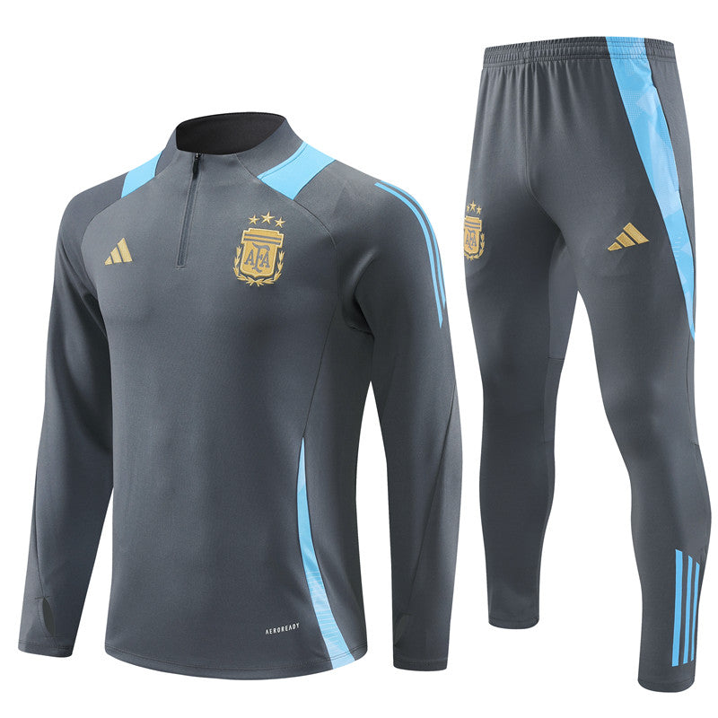Conjunto Treino Argentina 24/25 - Cinza