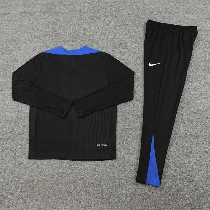 Conjunto Treino França 24/25 - Versão Jogador - Preto