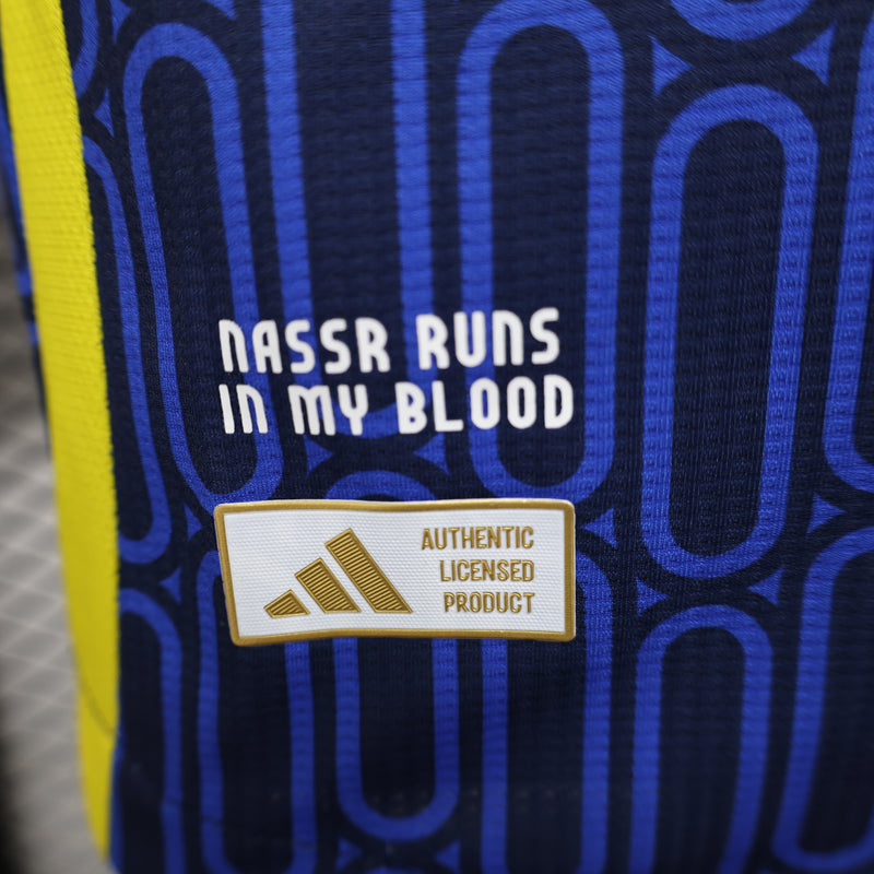 Camisa Al Nassr Reserva 24/25 - Versão Jogador - Lançamento