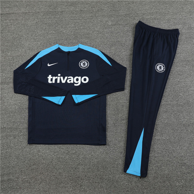Conjunto Treino Chelsea 24/25 - Versão Jogador - Azul marinho