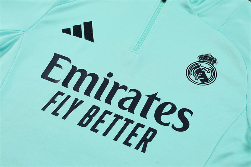 Conjunto Treino Real Madrid 24/25 - Azul claro