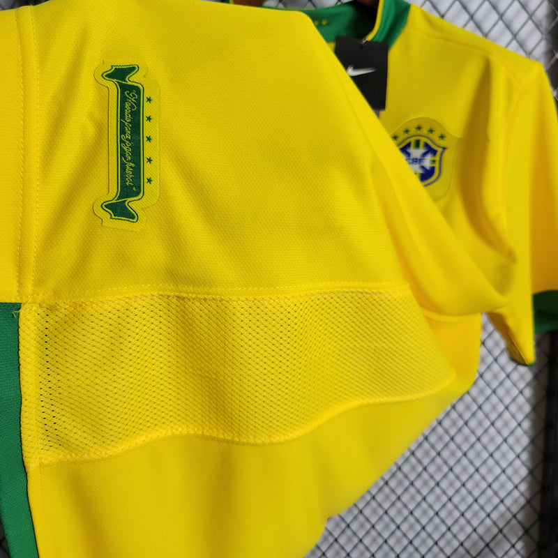 Camisa Brasil Titular 2006 - Versão retro