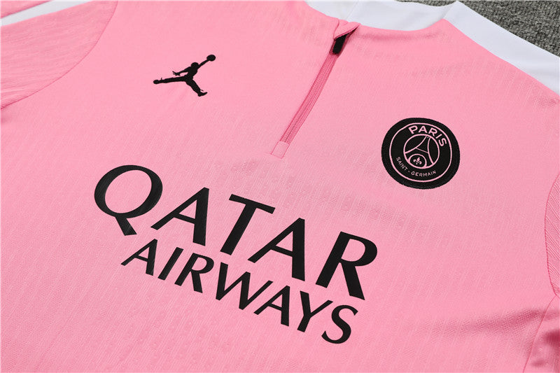 Conjunto Treino PSG 24/25 - Versão Jogador - Rosa e preto