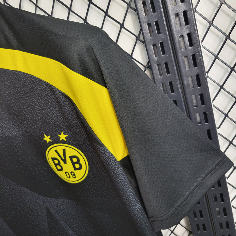 Camisa Borussia Dortmund Pré-jogo 23/24 - Versão Torcedor