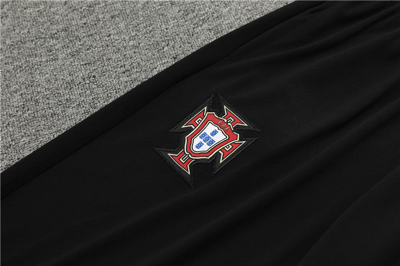 Conjunto Treino Portugal 24/25 - Versão Jogador - Preto