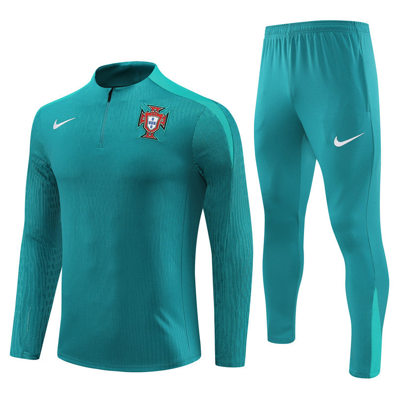 Conjunto Treino Portugal 24/25 - Versão Jogador - Azul claro