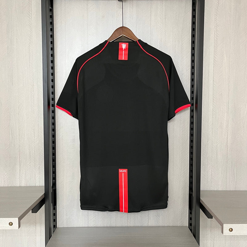 Camisa Manchester United Reserva Preta 07/08 - Versão Retro