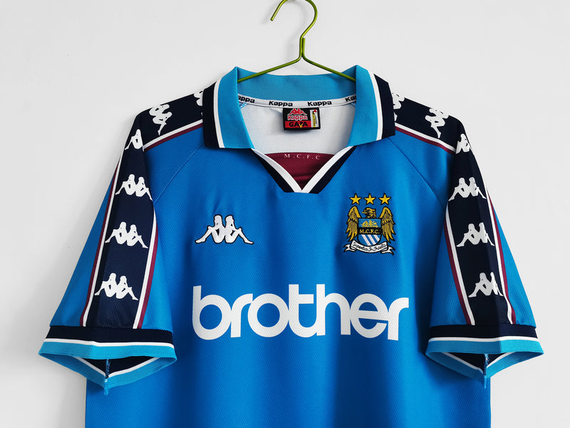 Camisa Manchester City Titular 1997/98 - Versão retro