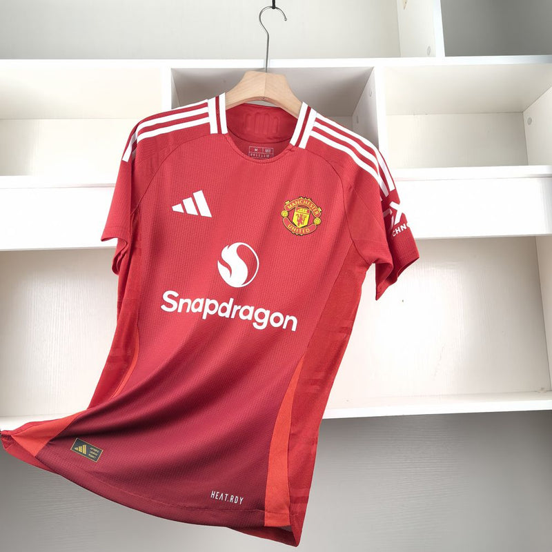 Camisa Manchester United Titular 24/25 - Versão Jogador - Lançamento