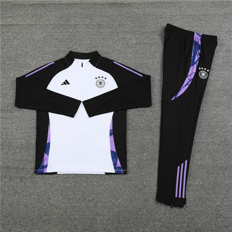 Conjunto Treino Alemanha 24/25 - Branco e preto