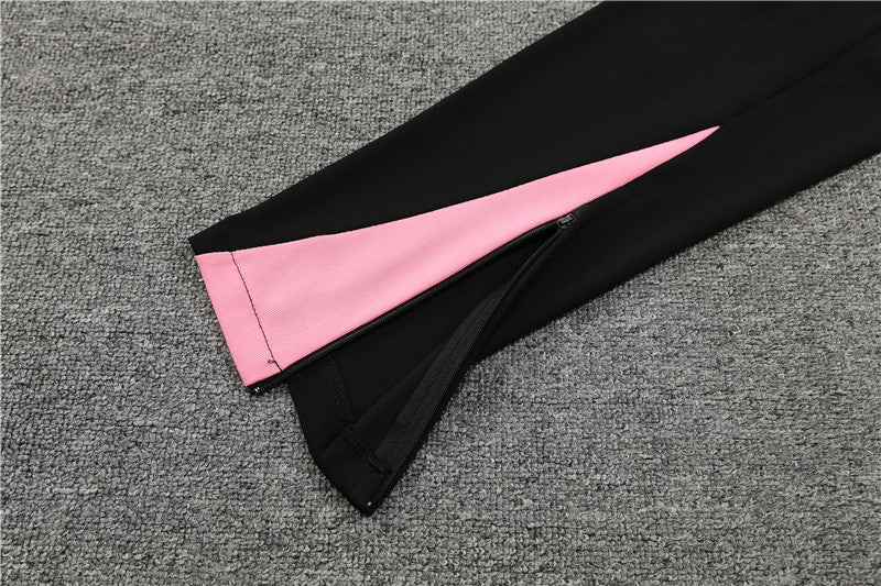 Conjunto Treino PSG 24/25 - Versão Jogador - Cinza, rosa e preto