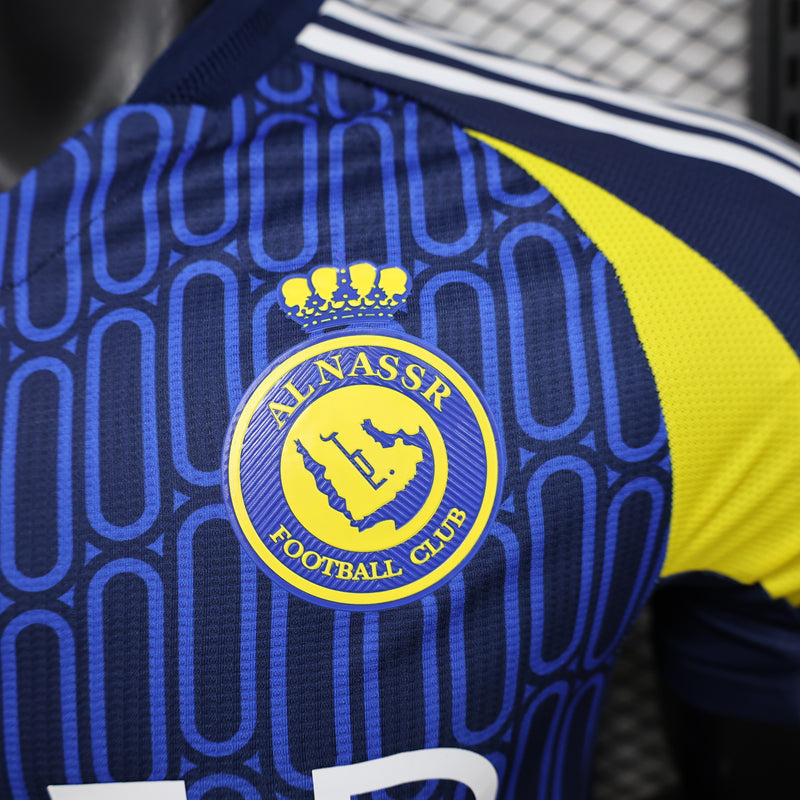 Camisa Al Nassr Reserva 24/25 - Versão Jogador - Lançamento