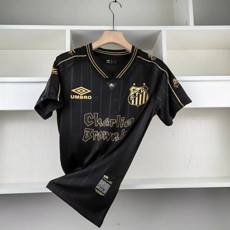 Camisa Santos x Charlie Brown JR 2024 - Versão Simples - Lançamento