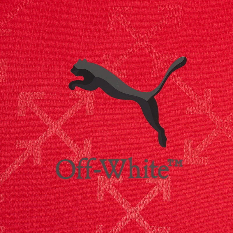 Camisa AC Milan X Off-White 4ª 2025 Edição Limitada "Red" - Torcedor - Lançamento