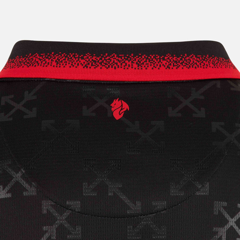 Camisa AC Milan X Off-White 4ª 2025 Edição Limitada "Black" - Torcedor - Lançamento