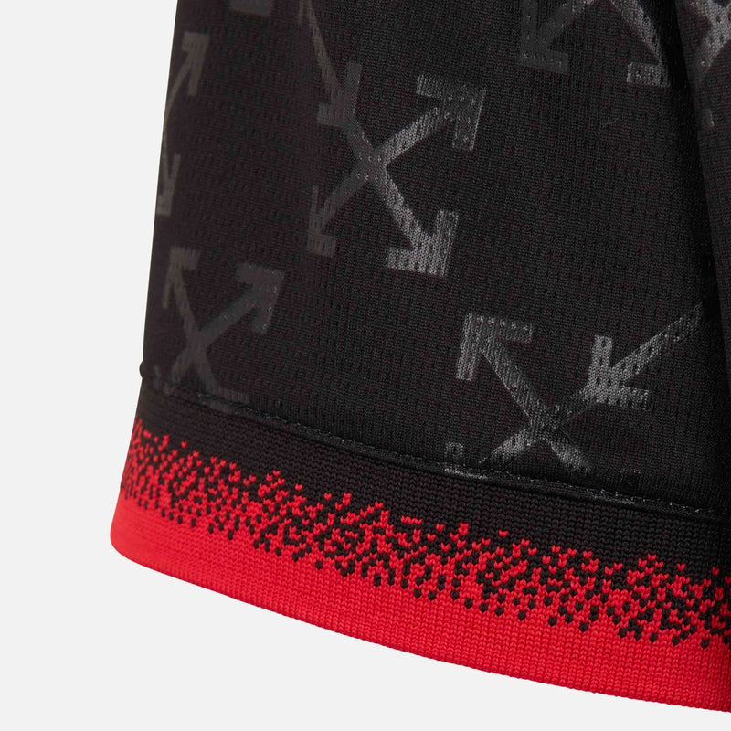 Camisa AC Milan X Off-White 4ª 2025 Edição Limitada "Black" - Torcedor - Lançamento