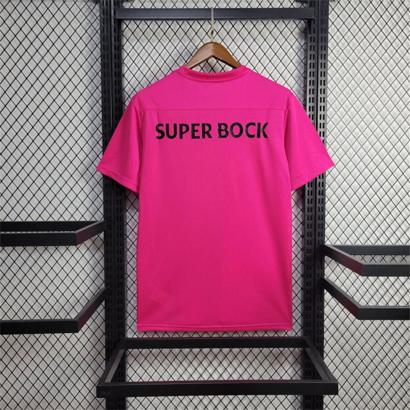 Camisa Sporting Outubro Rosa 24/25 - Versão Torcedor - Lançamento