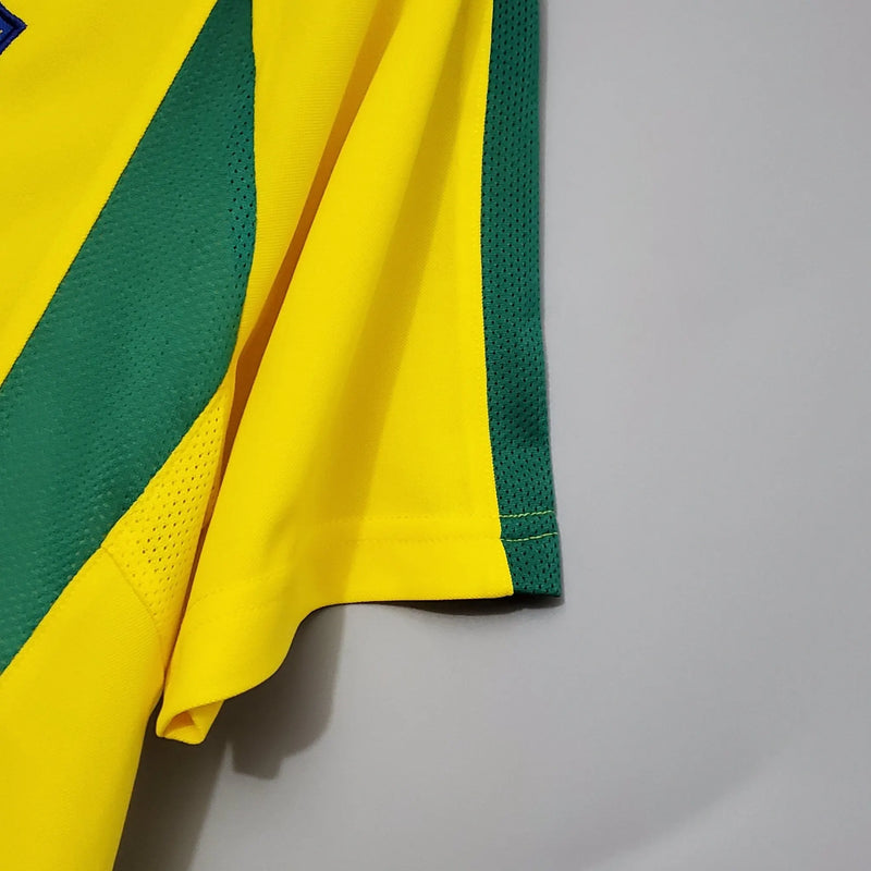 Camisa Brasil Titular 2002 - Versão retro