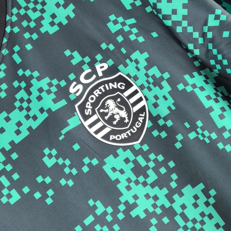 Camisa Sporting Pré-Jogo 24/25 - Versão Torcedor - Lançamento